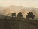 ...das Aufklärungsbataillon 2 ausgerüstet mit Jagdpanzer "Kürassier". (Bild öffnet sich in einem neuen Fenster)