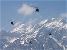 Danach erfolgte der Überflug der bei der Übung eingesetzten Luftfahrzeuge. (Bild öffnet sich in einem neuen Fenster)