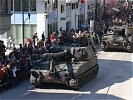 ...sowie die Panzerhaubitzen M-109 waren zu sehen. (Bild öffnet sich in einem neuen Fenster)