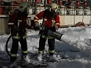 Der Einsatz von Schaum ... (Bild öffnet sich in einem neuen Fenster)