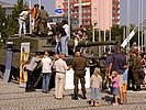 ...und der Stolz der Panzertruppe: Der "Leopard 2". (Bild öffnet sich in einem neuen Fenster)