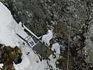 Herausforderung: das Überwinden von Abhängen mit der gesamten Ausrüstung. (Bild öffnet sich in einem neuen Fenster)