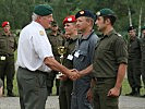 Die Siegerehrung durch Brigadier Polajnar fand am Abend statt. (Bild öffnet sich in einem neuen Fenster)
