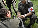 Das Bundesheer verfügt über sehr gut ausgebildete Sanitätsunteroffiziere. (Bild öffnet sich in einem neuen Fenster)