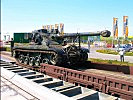 Ein Jagdpanzer Kürassier auf der Eisenbahn. (Bild öffnet sich in einem neuen Fenster)