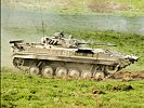 Ein tschechischer Schützenpanzer in Allentsteig. (Bild öffnet sich in einem neuen Fenster)