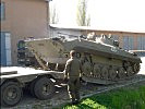 Die Verladung der Panzer verlief reibungslos. (Bild öffnet sich in einem neuen Fenster)