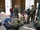 Der verletzte Kamerad wurde ins Militärspital gebracht. (Bild öffnet sich in einem neuen Fenster)