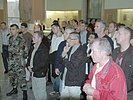 Sonntagnachmittag erschienen die Übungsteilnehmer ausnahmsweise in zivil.