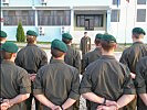 Die Soldaten sind zum Besuchertag angetreten. (Bild öffnet sich in einem neuen Fenster)