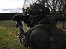 Panzerabwehr vor - die MFOR-Soldaten verteidigen das Gebiet. (Bild öffnet sich in einem neuen Fenster)