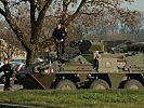 Der "Valuk" ist die slowenische Version des Pandur-Radpanzers. (Bild öffnet sich in einem neuen Fenster)