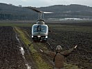 Die Soldaten erhielten Unterstützung durch Verbindungshubschrauber. (Bild öffnet sich in einem neuen Fenster)