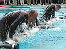 Schwimmer beim Fünfkampf
