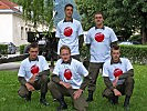 EURO-Shirts für die Bundesheer-Soldaten. (Bild öffnet sich in einem neuen Fenster)