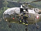 ...an einem Hubschrauber des Bundesheeres. (Bild öffnet sich in einem neuen Fenster)