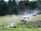 Panzergrenadiere griffen im scharfen Schuss an. (Bild öffnet sich in einem neuen Fenster)