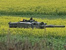 Von diesem Kampfpanzer ist nur der Turm zu erkennen. (Bild öffnet sich in einem neuen Fenster)