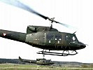 ...und das Landeverfahren der Transporthubschrauber. (Bild öffnet sich in einem neuen Fenster)