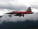 Eine F-5 setzt zur Landung an. (Bild öffnet sich in einem neuen Fenster)