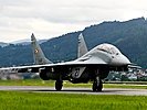 Eine MiG-29 beim Start. (Bild öffnet sich in einem neuen Fenster)