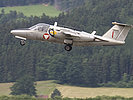Eine Saab 105 des Bundesheeres trainiert für ihre Vorführungen. (Bild öffnet sich in einem neuen Fenster)