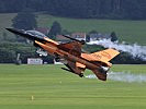 In Zeltweg fliegt er die Maschine bis zur Leistungsgrenze. (Bild öffnet sich in einem neuen Fenster)