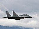 Die MiG-29 hat eine Flügelspannweite von über 11 Metern. (Bild öffnet sich in einem neuen Fenster)