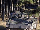 Panzergrenadiere sicherten den Vormarsch der eigenen Truppe. (Bild öffnet sich in einem neuen Fenster)