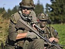 Soldaten der Kaderpräsenzkompanie des Bataillons. (Bild öffnet sich in einem neuen Fenster)