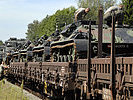 Die ersten Panzerfahrzeuge sind bereits in Allentsteig eingetroffen.