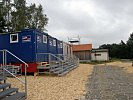 Komfortable Sanitärcontainer wurden aufgestellt. (Bild öffnet sich in einem neuen Fenster)