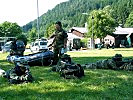 Vorbereitung der Landeoperation durch griechische Spezialeinsatzkräfte. (Bild öffnet sich in einem neuen Fenster)