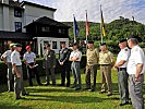 Die Missionschefs beim österreichischen CISM-Delegierten. (Bild öffnet sich in einem neuen Fenster)