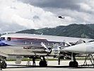 Eine der Attraktionen: Die Douglas DC-6 der Flying Bulls. (Bild öffnet sich in einem neuen Fenster)