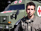 Oberleutnant Resch und sein ABC-Abwehrzug sind vorbereitet.