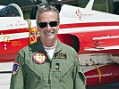 Patrouille Suisse Chef Oberstleutnant Daniel Hösli.
