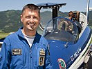 Frecce Tricolori Kommandant Oberstleutnant Marco Lant. (Bild öffnet sich in einem neuen Fenster)