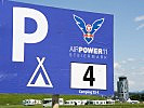 Einer der 26 Parkplätze der Flugshow AirPower11.