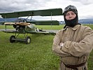 Der schwedische Linienpilot Mikael Carlson mit seinem Schmuckstück. (Bild öffnet sich in einem neuen Fenster)