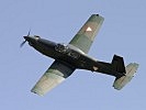 Pilatus PC-7, das Propeller-Schulflugzeug des Heeres. (Bild öffnet sich in einem neuen Fenster)