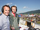 Ernst Hausleitner und Roland Miedler, die Platzsprecher der AirPower11. (Bild öffnet sich in einem neuen Fenster)