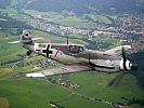 Auch eine Messerschmitt Bf 109 war im Programm. (Bild öffnet sich in einem neuen Fenster)