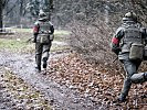 ...rücken die Infanteristen des Jägerbataillons 18 rasch vor. (Bild öffnet sich in einem neuen Fenster)