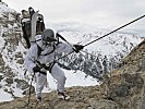 Gebirgsjäger sind Spezialisten für die Arbeit im Gebirge. (Bild öffnet sich in einem neuen Fenster)