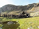 Die Verpflegung der Truppe im Gebirge ist eine Herausforderung. (Bild öffnet sich in einem neuen Fenster)