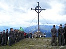 Feldmesse als Abschluss der "Mountain Experience". (Bild öffnet sich in einem neuen Fenster)