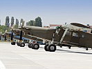 "Pilatus Porter"-Flugzeuge sind startbereit. (Bild öffnet sich in einem neuen Fenster)