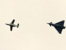 Eurofighter im Abfangeinsatz. (Bild öffnet sich in einem neuen Fenster)