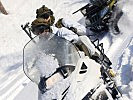 Skidoo und Quad sind Sonderfahrzeuge der Gebirgstruppe. (Bild öffnet sich in einem neuen Fenster)